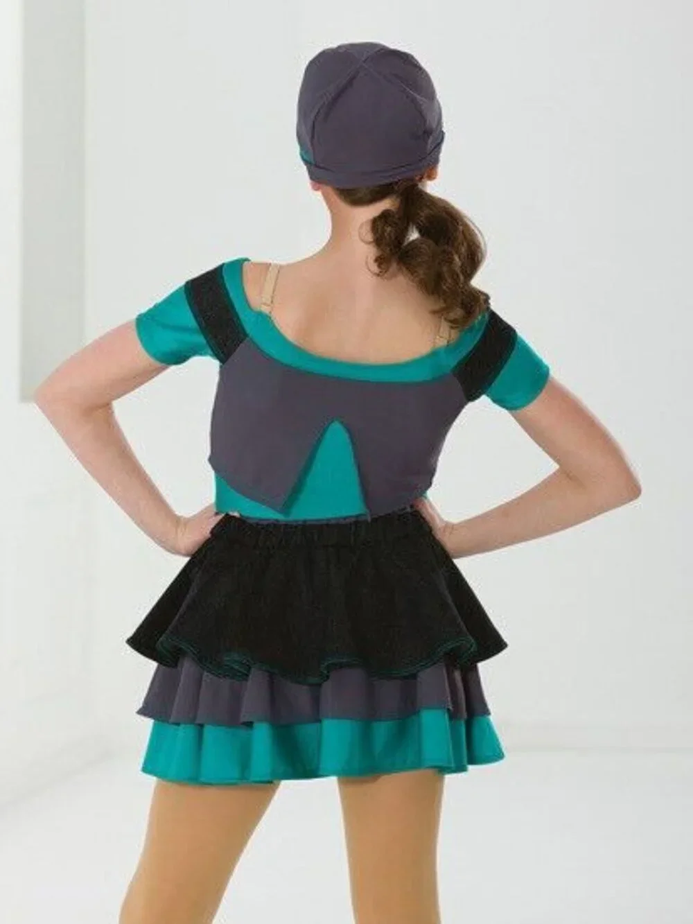 Revolution Dancewear Costume Girls Child Large 2 Pc Let It Roll Style # 635